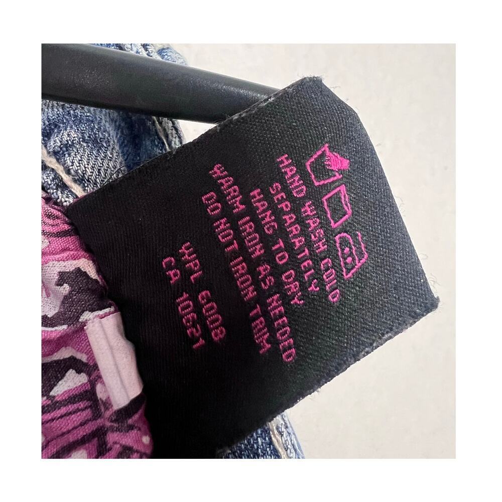 Rock & Roll Cowgirl Jeans Women's Boyfriend Blue Denim Embroidered Size 26x34 - Picture 8 of 9